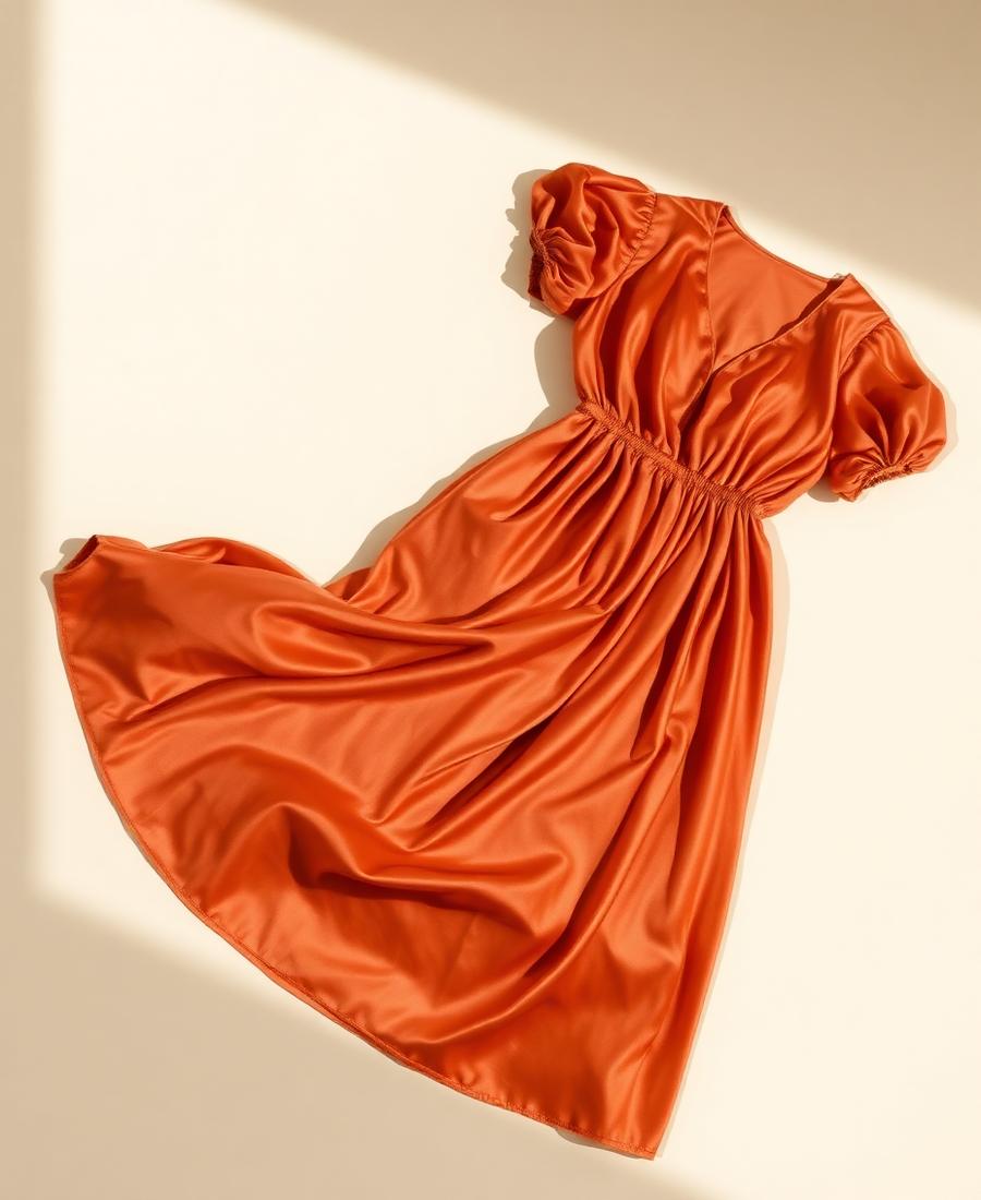 Silk Midi Dress